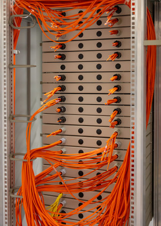 network cable to distribution switches in a data centre