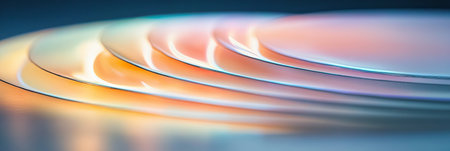 Lawrie's light creates stunning rainbow effects on clear plastic surfaces highlighting stress points.の素材