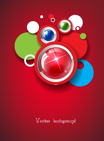 circle abstract backgroundのイラスト素材