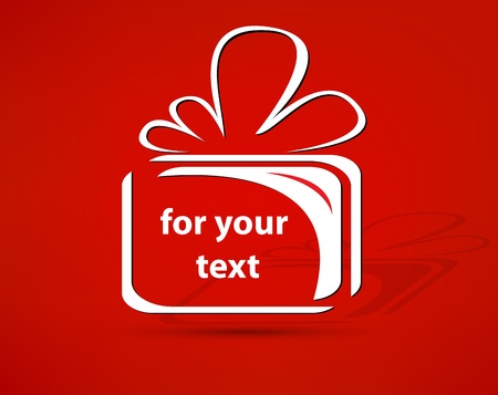 gift vector for your textのイラスト素材