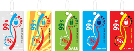 hot labels for price vectorのイラスト素材