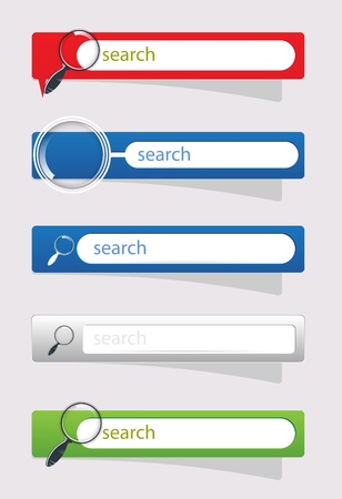 Search buttons for website search vectorのイラスト素材