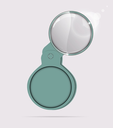 magnifying search glass vectorのイラスト素材