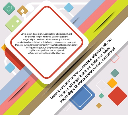 abstract tile background vectorのイラスト素材
