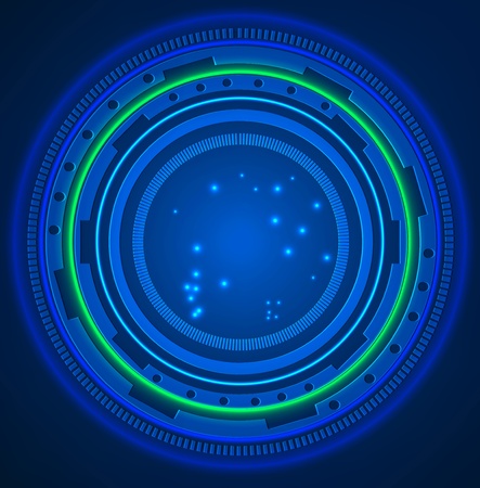 Open abstract space hole vectorのイラスト素材