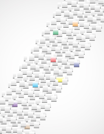 Abstract color bright boxes for vector backgroundのイラスト素材