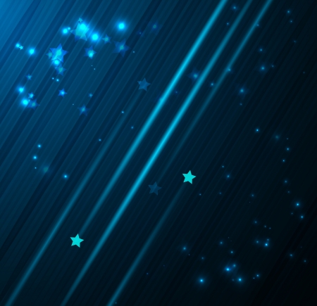 deep dark blue sky in the christmas night with stars falling downのイラスト素材