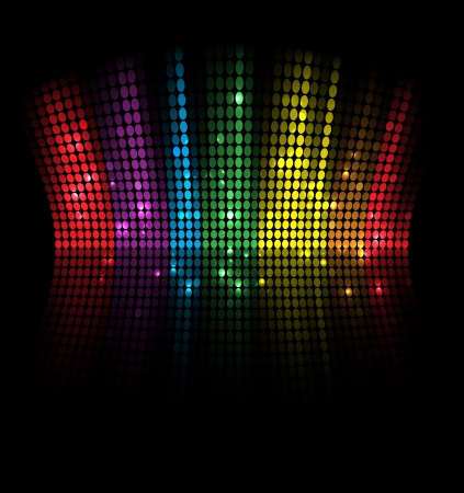 abstract music volume equalizer concept idea backgroundのイラスト素材