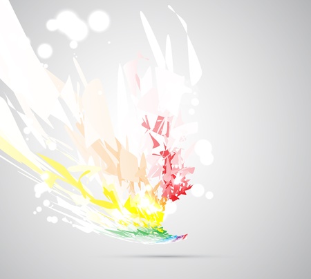 abstract fire flame futuristic backgroundのイラスト素材