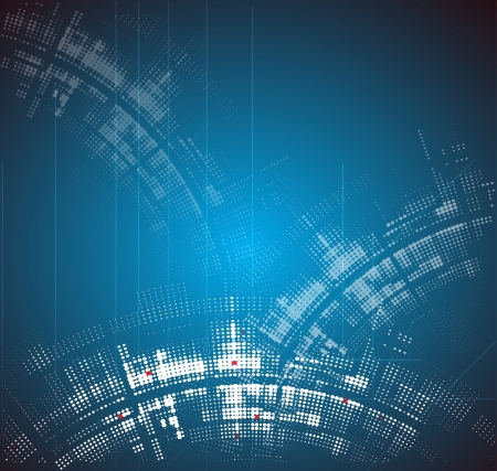 Abstract new technology dynamic fade backgroundのイラスト素材
