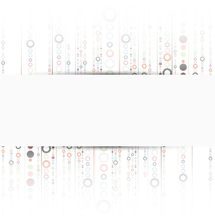 abstract futuristic gear technology business banner backgroundのイラスト素材