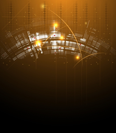 abstract futuristic night technology business banner backgroundのイラスト素材