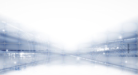 abstract futuristic light technology business bunner backgroundのイラスト素材