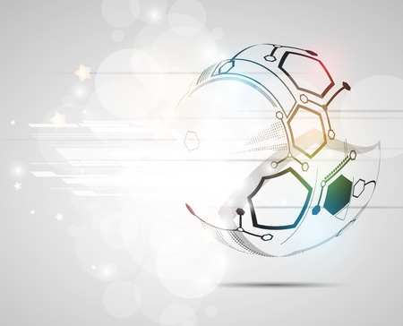 abstract shine computer technology business backgroundのイラスト素材