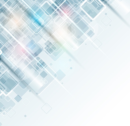 abstract light cube computer technology business backgroundのイラスト素材