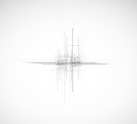 abstract grey circuit computer line technology business backgroundのイラスト素材