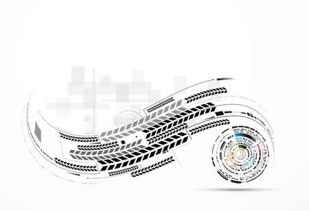abstract bright circuit computer line technology business backgroundのイラスト素材