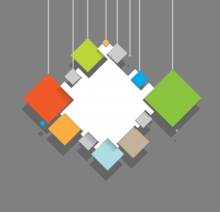 abstract structure circuit computer cube technology business backgroundのイラスト素材