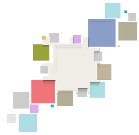 abstract structure circuit computer cube technology business backgroundのイラスト素材