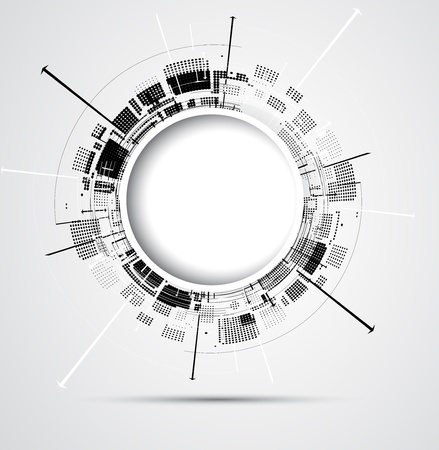 abstract futuristic fade computer technology business backgroundのイラスト素材