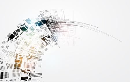 abstract futuristic fade computer technology business backgroundのイラスト素材