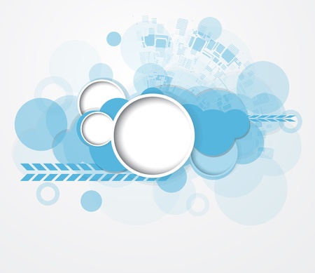 abstract cloud circuit computer technology business backgroundのイラスト素材