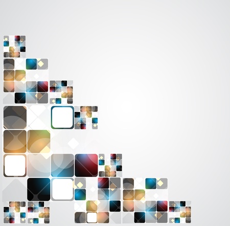 abstract structure circuit computer cube technology business backgroundのイラスト素材