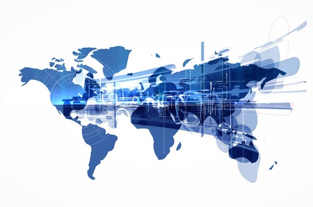 abstract futuristic internet high computer technology business backgroundの写真素材