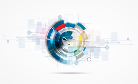 abstract futuristic internet high computer technology business backgroundのイラスト素材