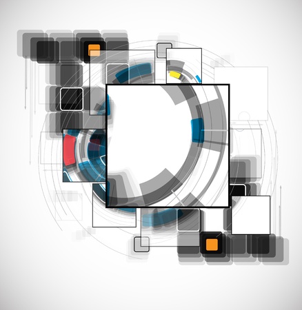 abstract futuristic internet high computer technology business backgroundのイラスト素材