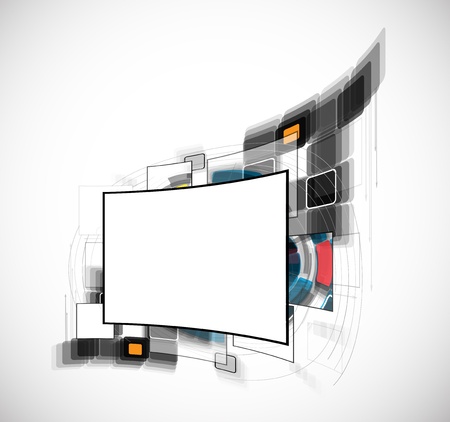 abstract futuristic internet high computer technology business backgroundのイラスト素材