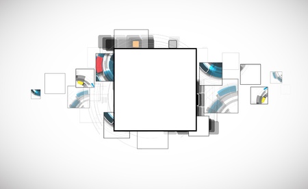 abstract futuristic internet high computer technology business backgroundのイラスト素材
