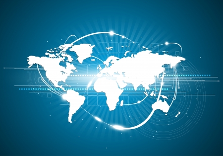abstract futuristic internet high computer technology business backgroundのイラスト素材
