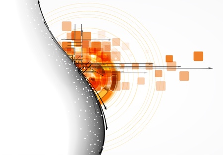abstract futuristic internet high computer technology business backgroundのイラスト素材