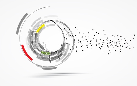 abstract futuristic internet high computer technology business backgroundのイラスト素材