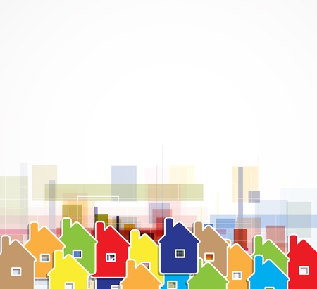 abstract real estate city circuit mirror business backgroundのイラスト素材