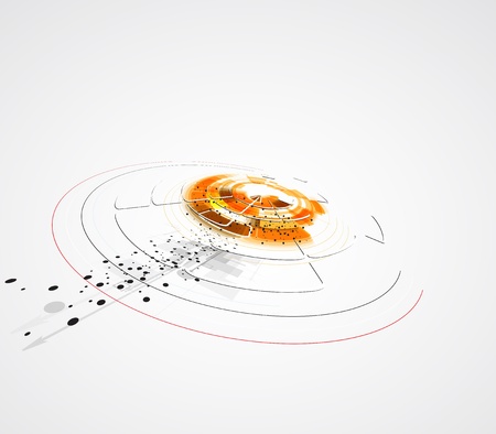 abstract futuristic internet high computer technology business backgroundのイラスト素材