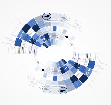 abstract futuristic internet high computer technology business backgroundのイラスト素材