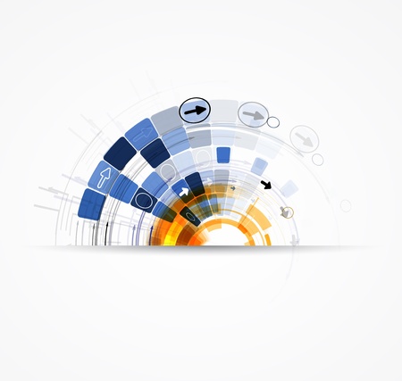 abstract futuristic internet high computer technology business backgroundのイラスト素材
