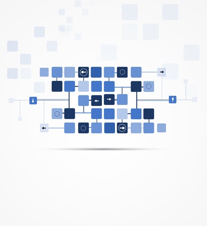 science futuristic internet high computer technology business backgroundのイラスト素材
