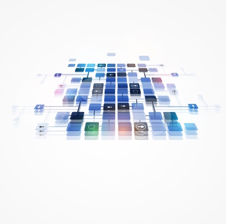 abstract global infinity computer  technology concept business backgroundのイラスト素材