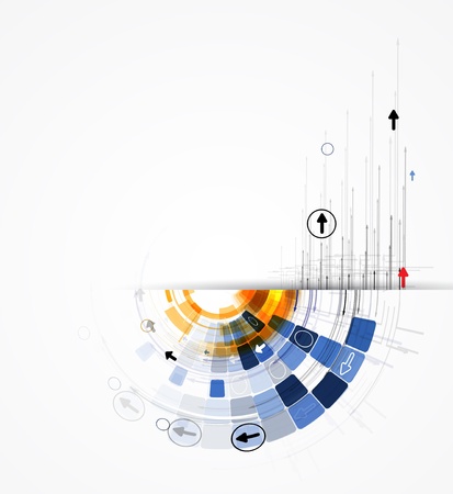 abstract global infinity computer  technology concept business backgroundのイラスト素材