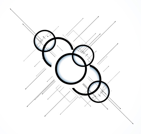 science futuristic internet high computer technology business backgroundのイラスト素材