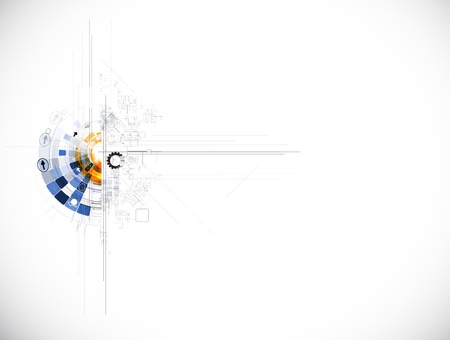 science futuristic retro high computer technology business backgroundのイラスト素材