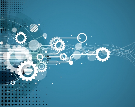 abstract global infinity computer  technology concept business backgroundのイラスト素材