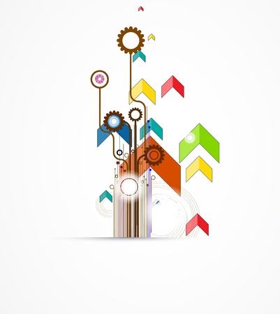 abstract global infinity computer  technology concept business backgroundのイラスト素材