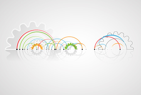 abstract global infinity computer  technology concept business backgroundのイラスト素材