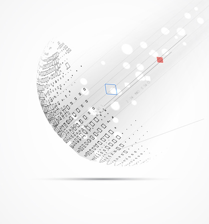 science futuristic internet high computer technology business backgroundのイラスト素材