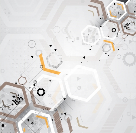 abstract futuristic circuit high computer technology business backgroundのイラスト素材