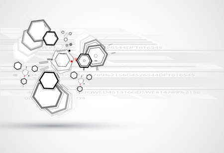 abstract chemical formula technology business science backgroundのイラスト素材